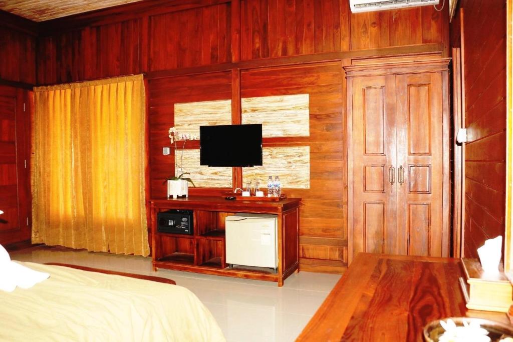 TV a/nebo společenská místnost v ubytování Pemedal Beach Resort