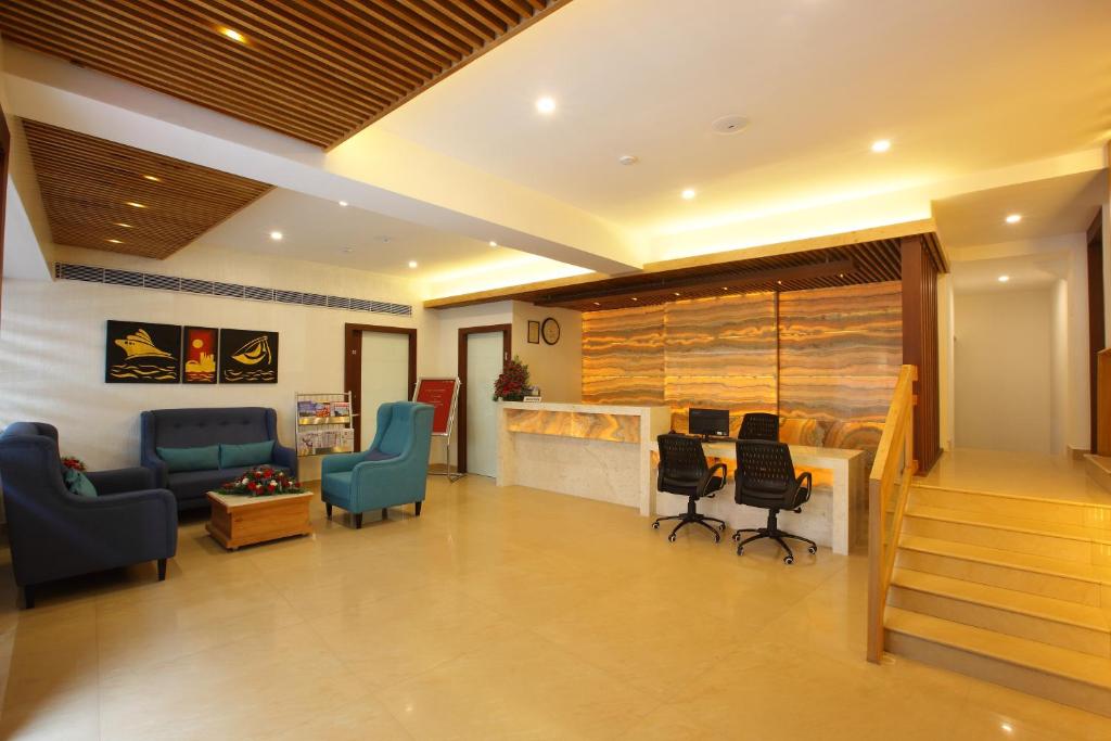 Posezení v ubytování Park Residency Luxury Business Hotel