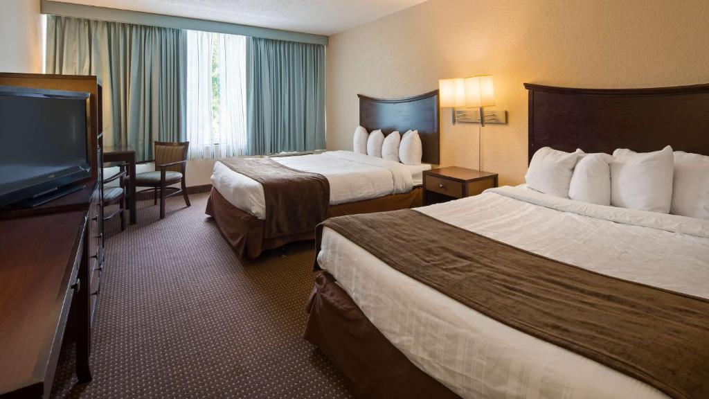 Albany Airport Inn - Queen Room Met Inloopdouche - Toegang