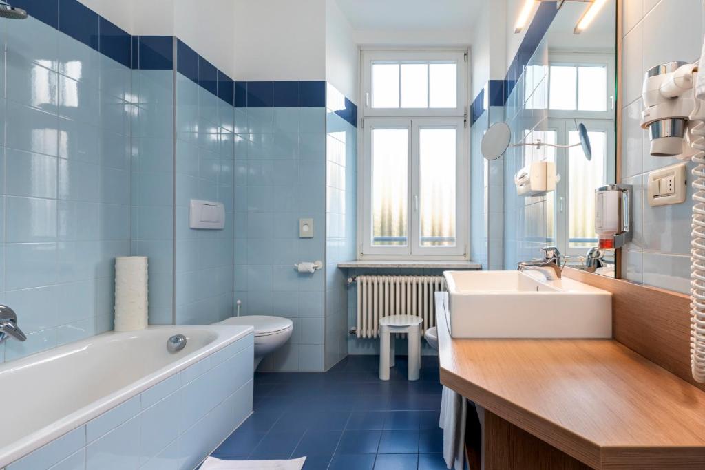 Koupelna v ubytování Hotel Kolping