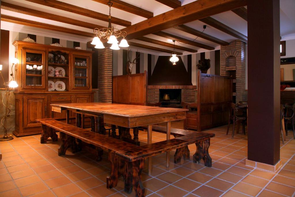 TV a/nebo společenská místnost v ubytování Casa Rural Villa Gervasio