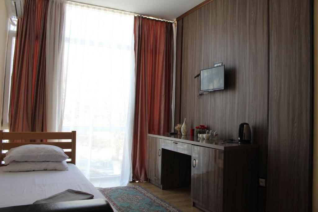 TV a/nebo společenská místnost v ubytování Hotel Borjomi Aisi