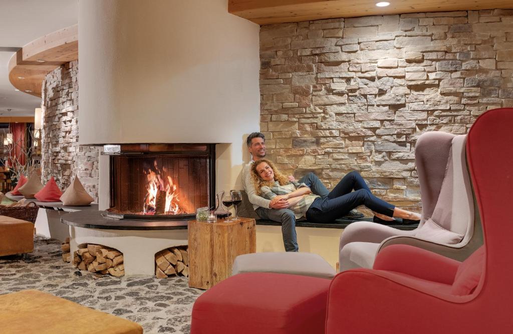 Posezení v ubytování Hotel Oberstdorf