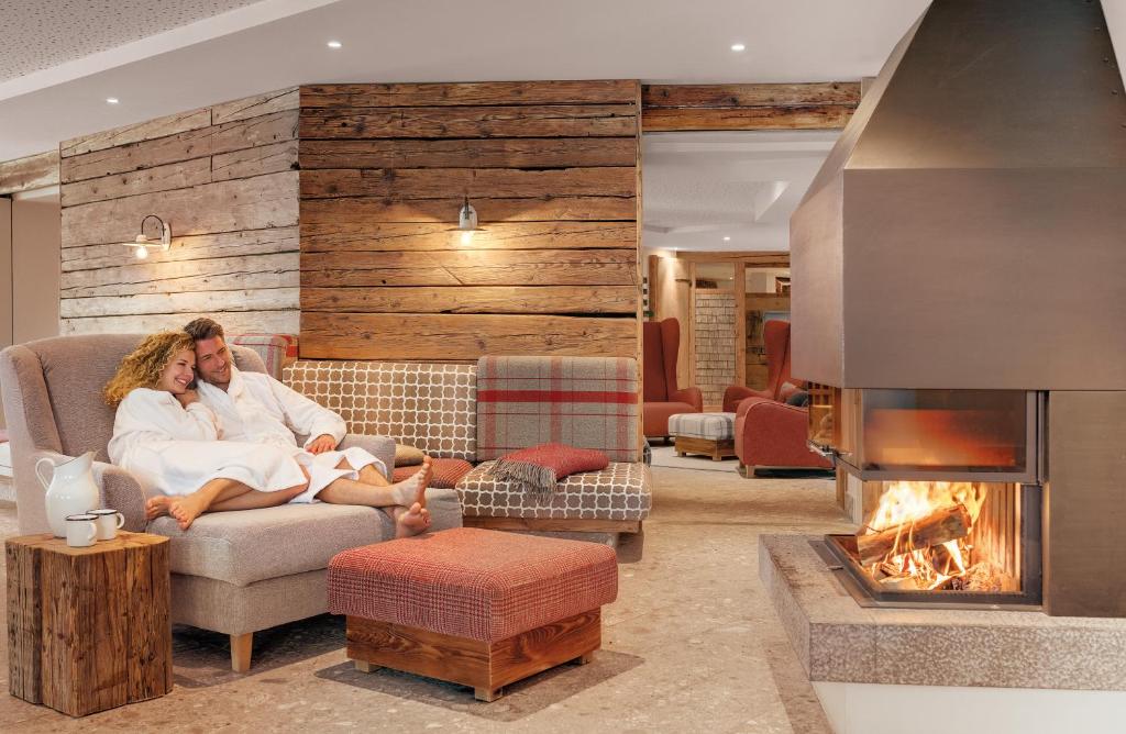 Posezení v ubytování Hotel Oberstdorf