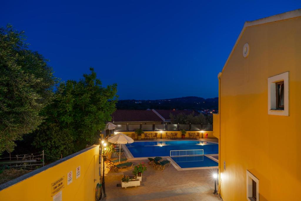 Bazén v ubytování Corfu Secret Hotel nebo v jeho okolí