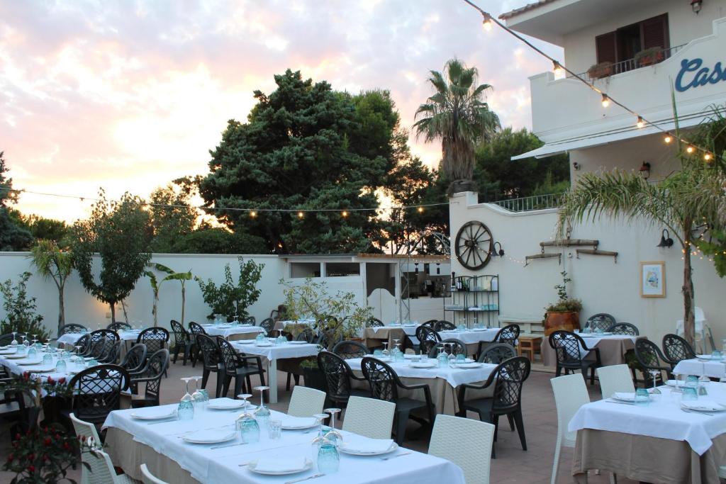 Restaurace v ubytování Casa Mita