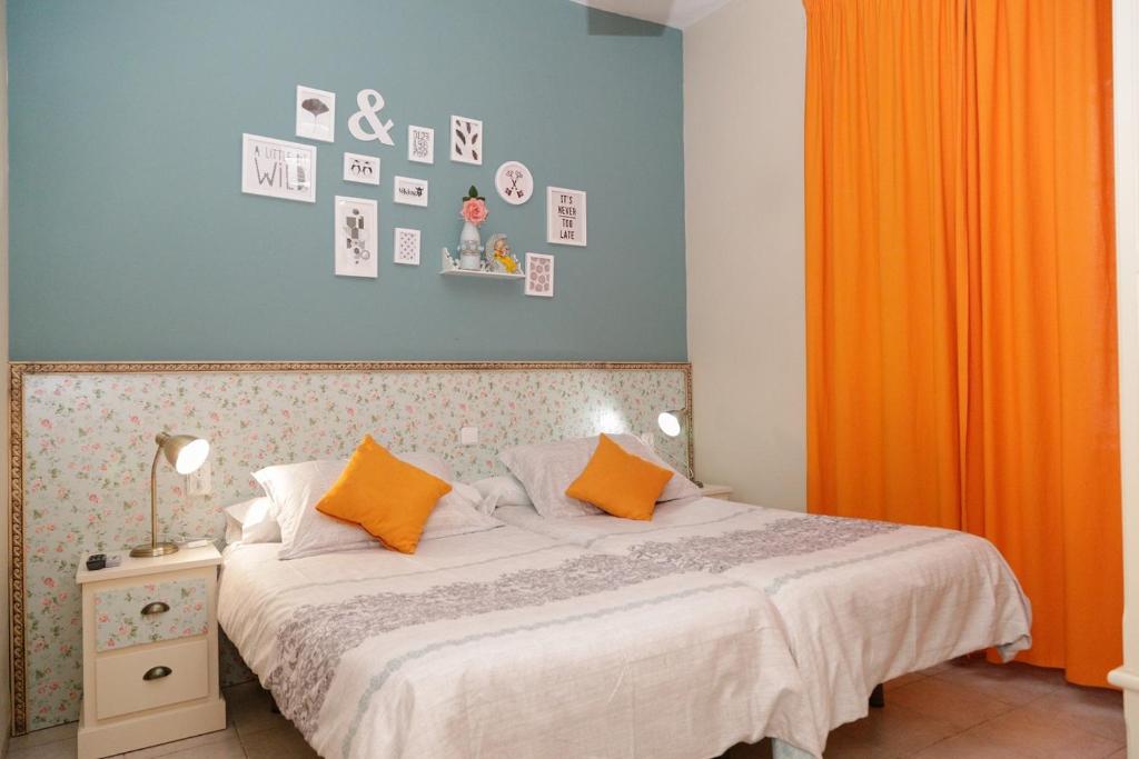 Cama o camas de una habitación en Pension Internacional