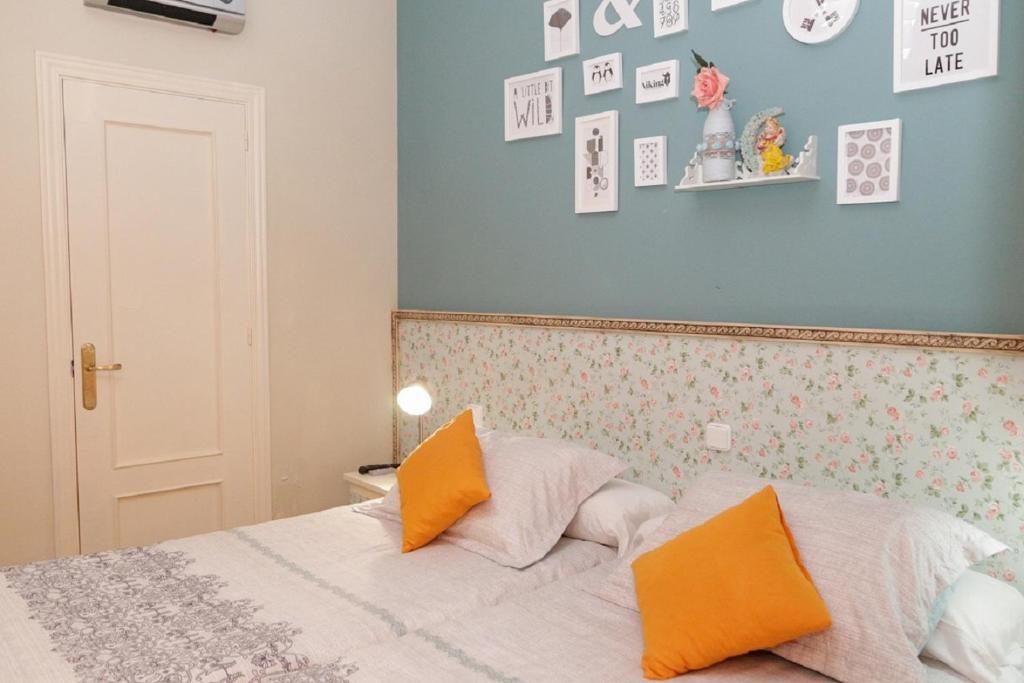 Cama o camas de una habitación en Pension Internacional