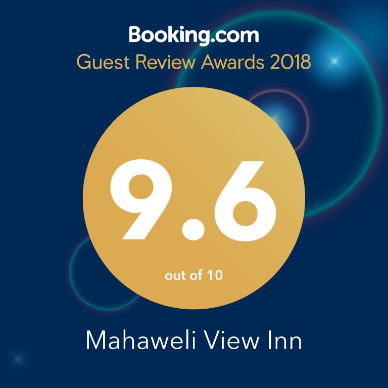 Certifikát, hodnocení, plakát nebo jiný dokument vystavený v ubytování Mahaweli View Inn