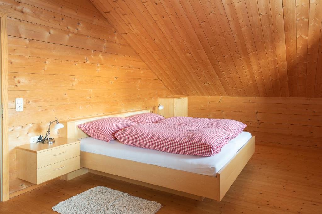 Postel nebo postele na pokoji v ubytování Ferienhaus Berghalde