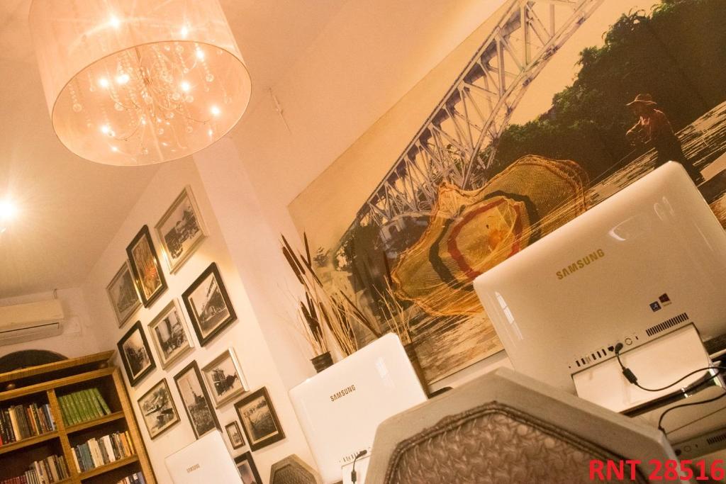 Knihovna v hotelu