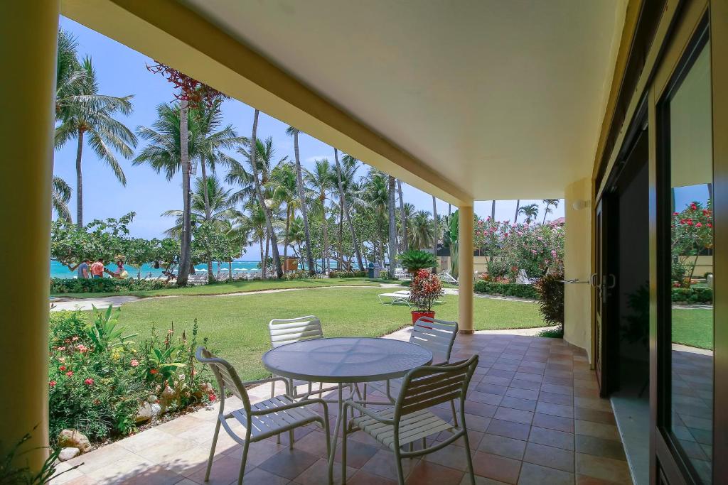 Zahrada ubytování Cabarete Palm Beach Condos