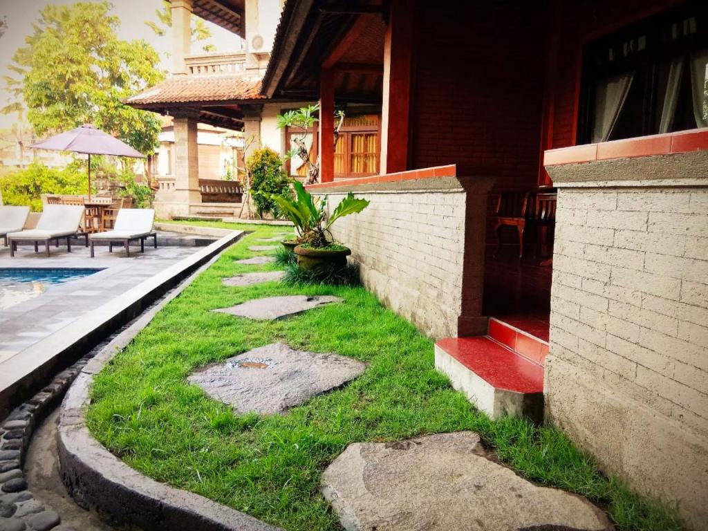 Zahrada ubytování Pande Permai Bungalows