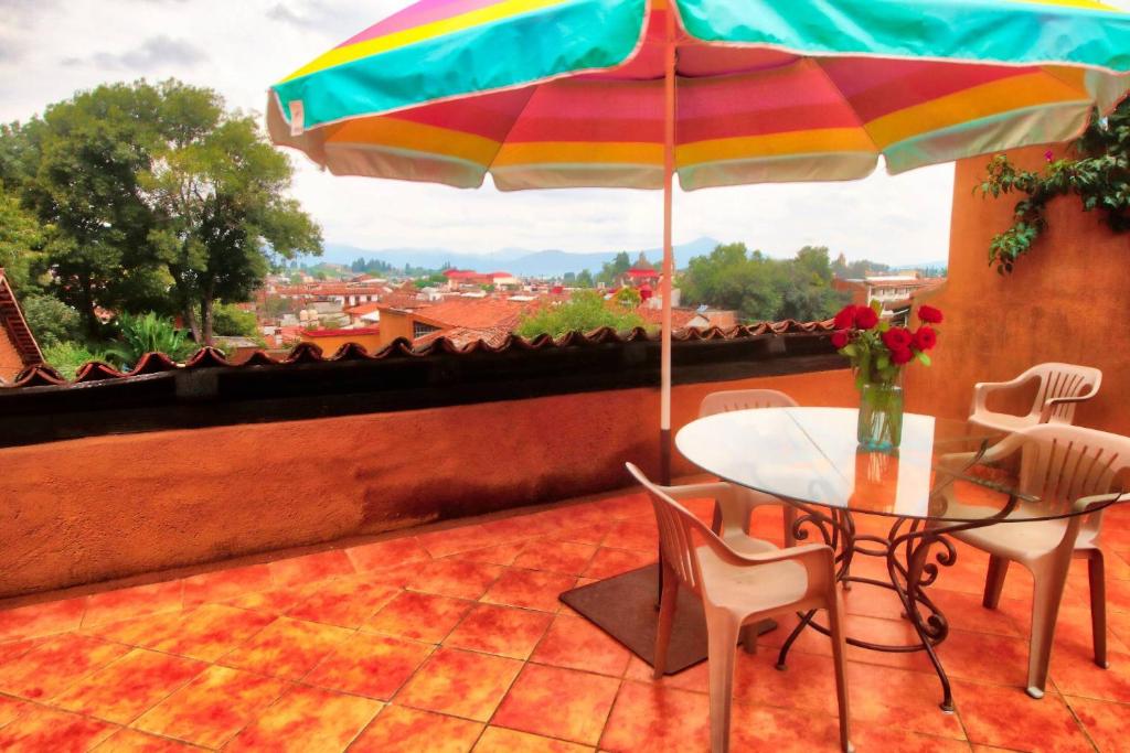 Balkón nebo terasa v ubytování Hotel Casa Encantada