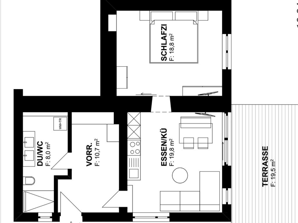 Půdorys ubytování Ferienwohnung Alpenblick
