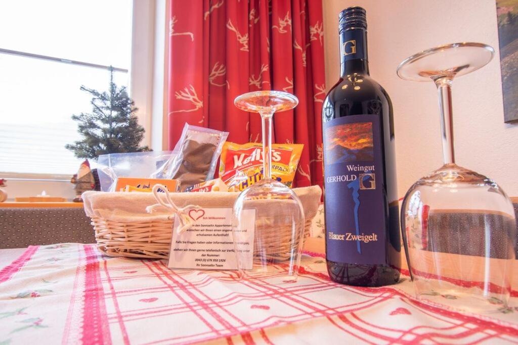 Nápoje v ubytovaní Sonnseitn Appartements