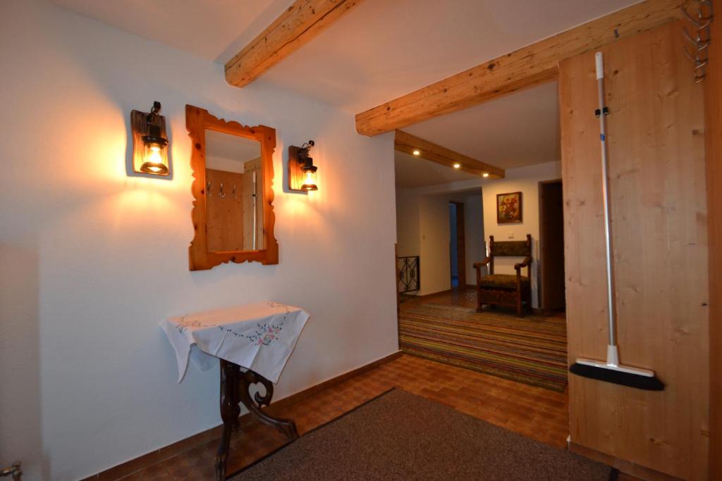 Postel nebo postele na pokoji v ubytování Ferienhaus Rieder