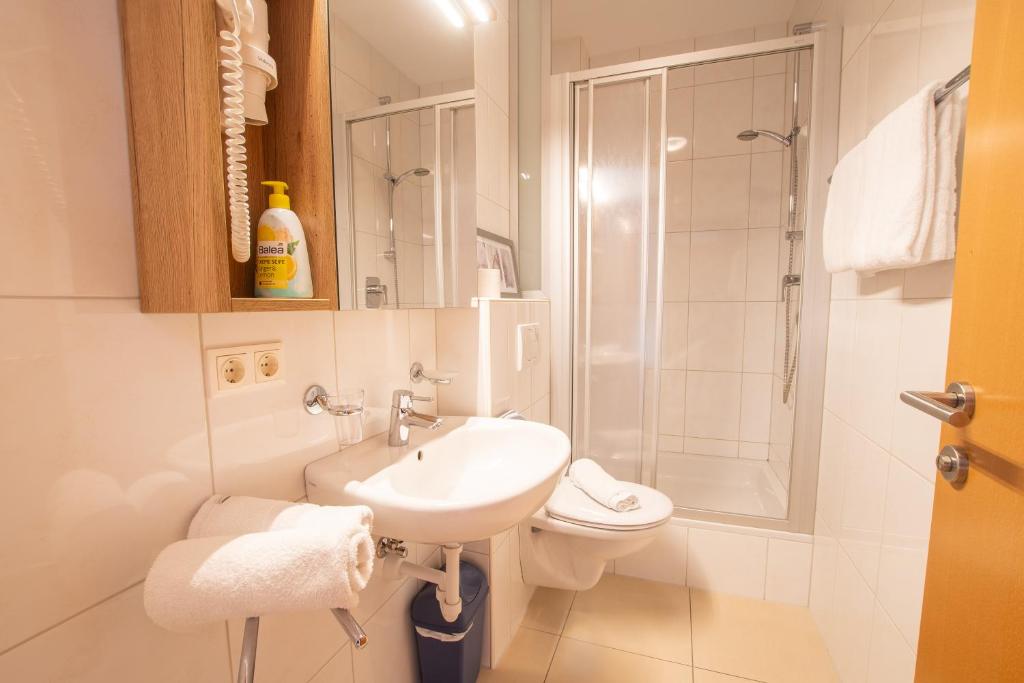 Kúpeľňa v ubytovaní Sonnseitn Appartements