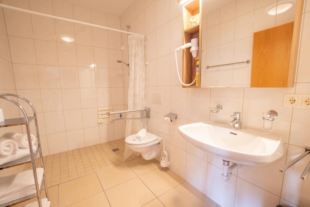 Kúpeľňa v ubytovaní Sonnseitn Appartements