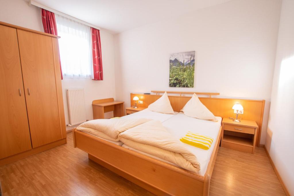 Posteľ alebo postele v izbe v ubytovaní Sonnseitn Appartements