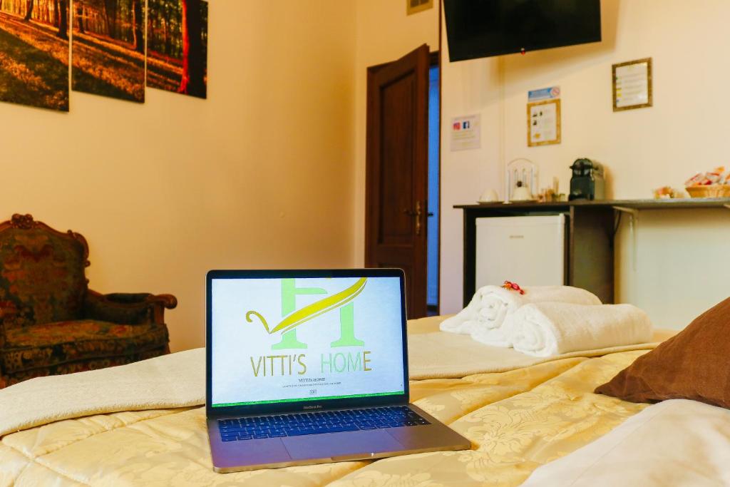 TV a/nebo společenská místnost v ubytování Vitti's Home Verona