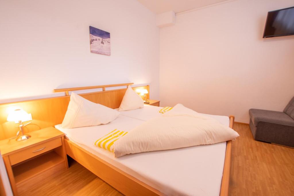 Posteľ alebo postele v izbe v ubytovaní Sonnseitn Appartements