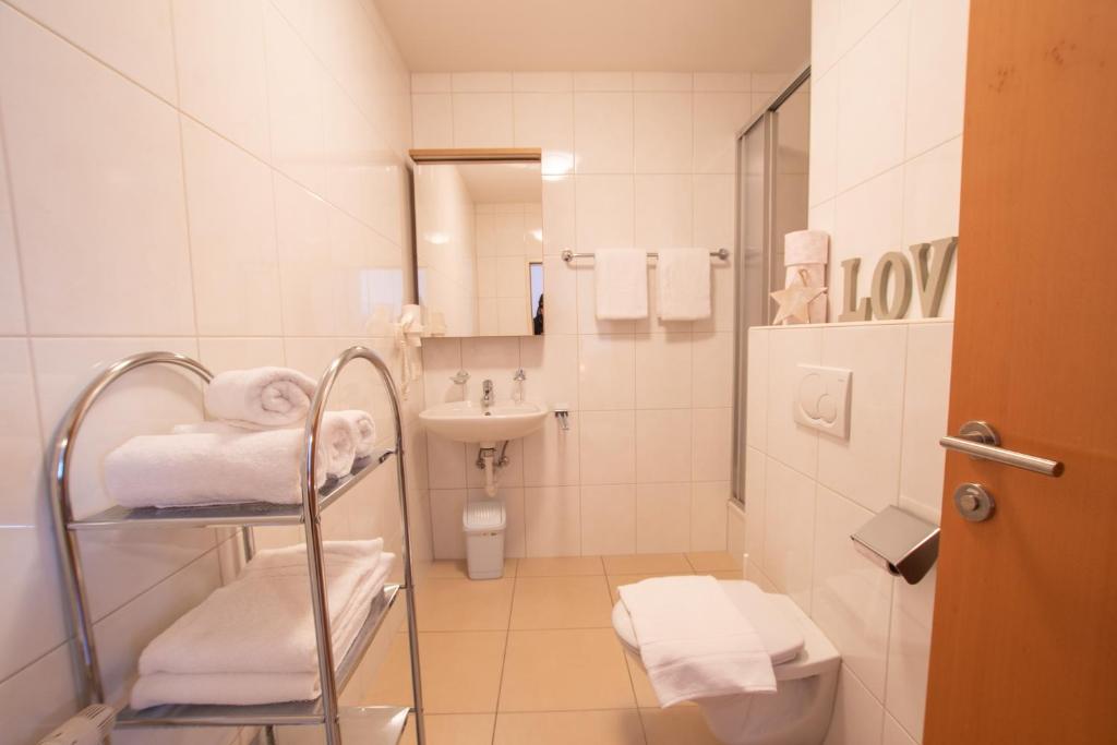 Kúpeľňa v ubytovaní Sonnseitn Appartements
