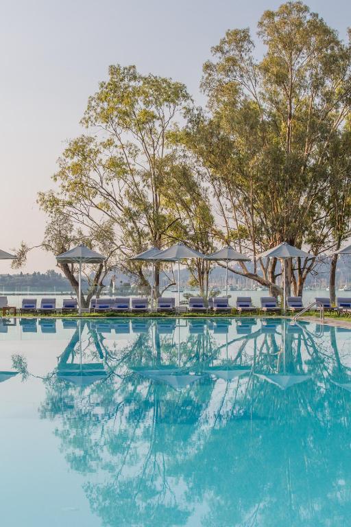 Bazén v ubytování Rodostamo Hotel & Spa- Adults Friendly nebo v jeho okolí
