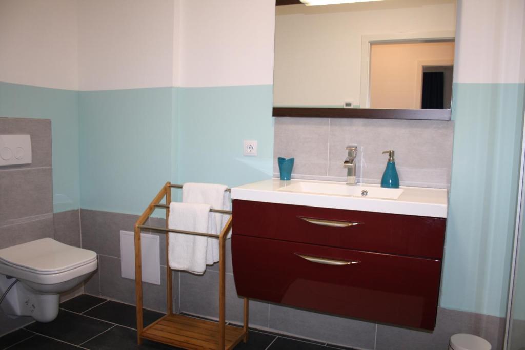 Koupelna v ubytování Apartment St. Pölten