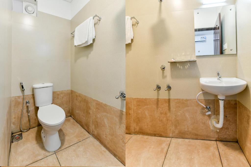 Koupelna v ubytování Hotel Hilite Inn