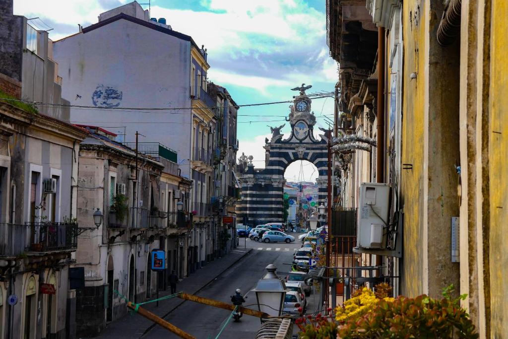 Výhľad na mesto Catania alebo výhľad na mesto priamo z apartmánu