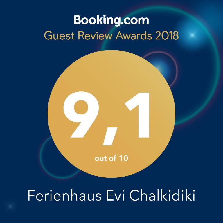 Ferienhaus KALI BEACH Chalkidiki tanúsítványa, márkajelzése vagy díja