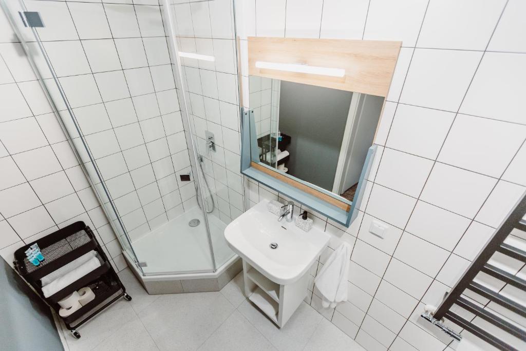 Kúpeľňa v ubytovaní Mosquito Silesia Apartments