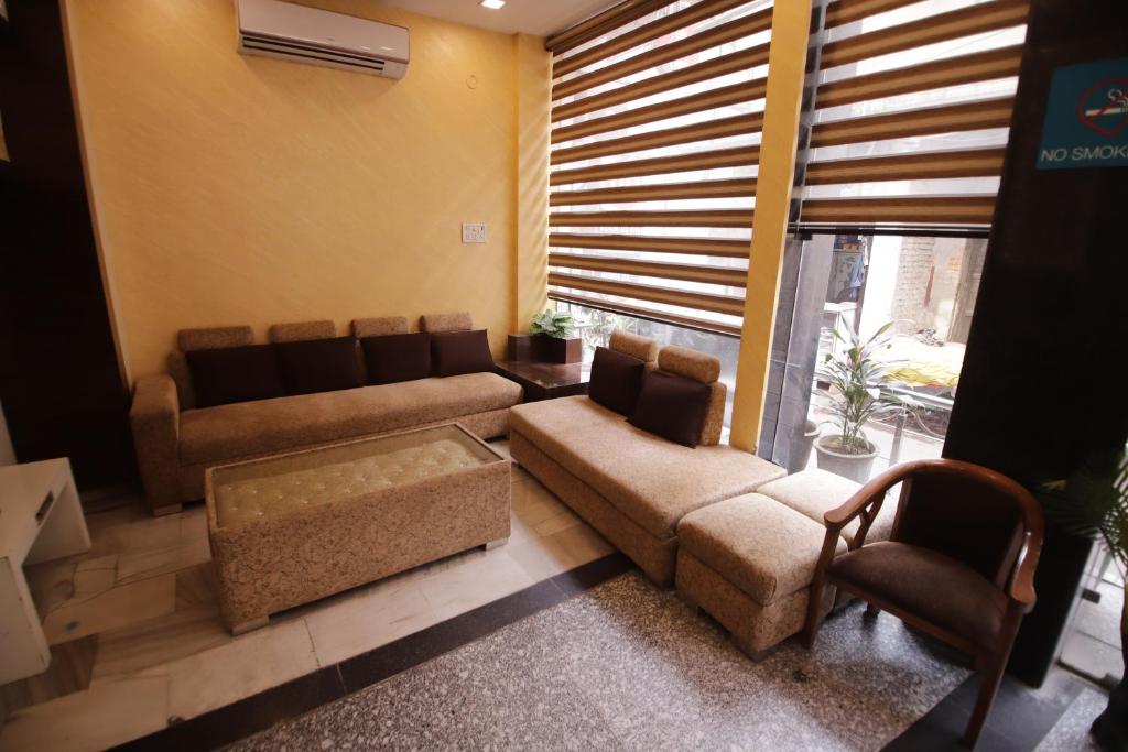 Posezení v ubytování Hotel Golden Wings