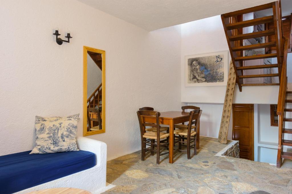 Posezení v ubytování Elounda Island Villas