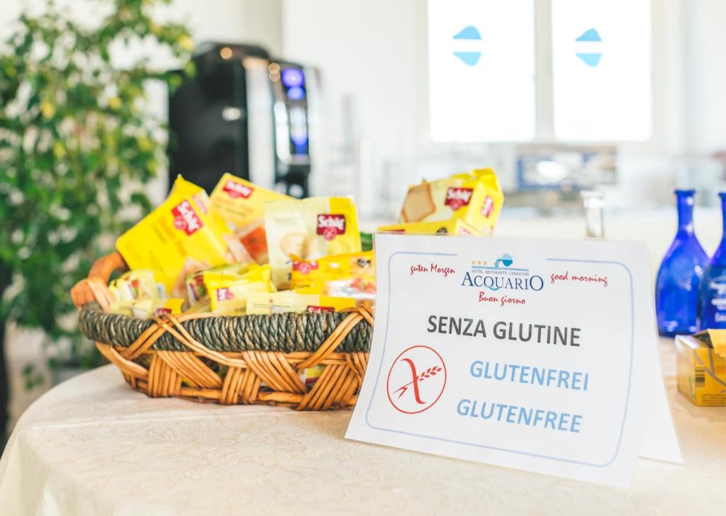 Certifikát, hodnocení, plakát nebo jiný dokument vystavený v ubytování Hotel Acquario