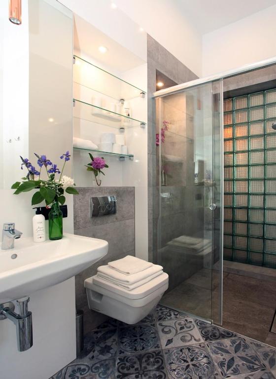 Kúpeľňa v ubytovaní Sopot Ostsee Apartments