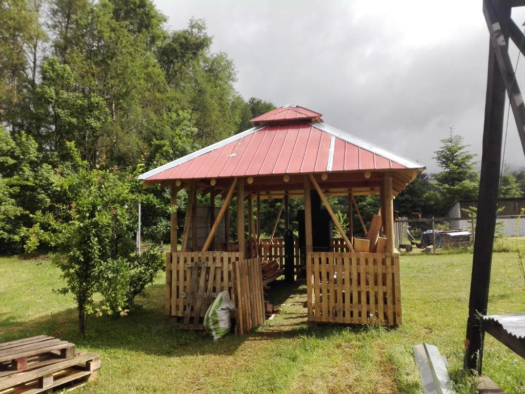 Zahrada ubytování Cabañas Captren Andino