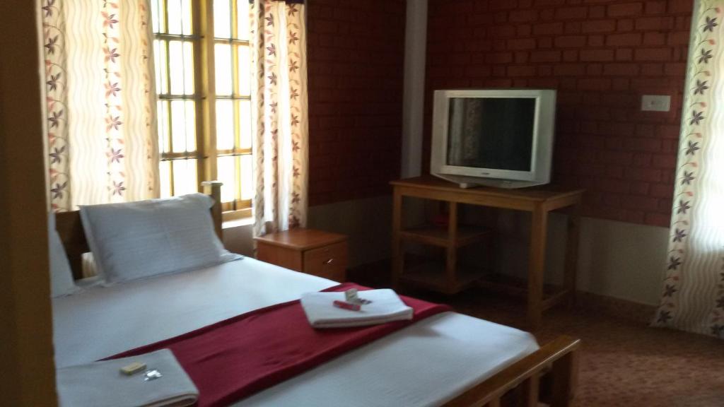 TV a/nebo společenská místnost v ubytování Marsim Holiday Resort