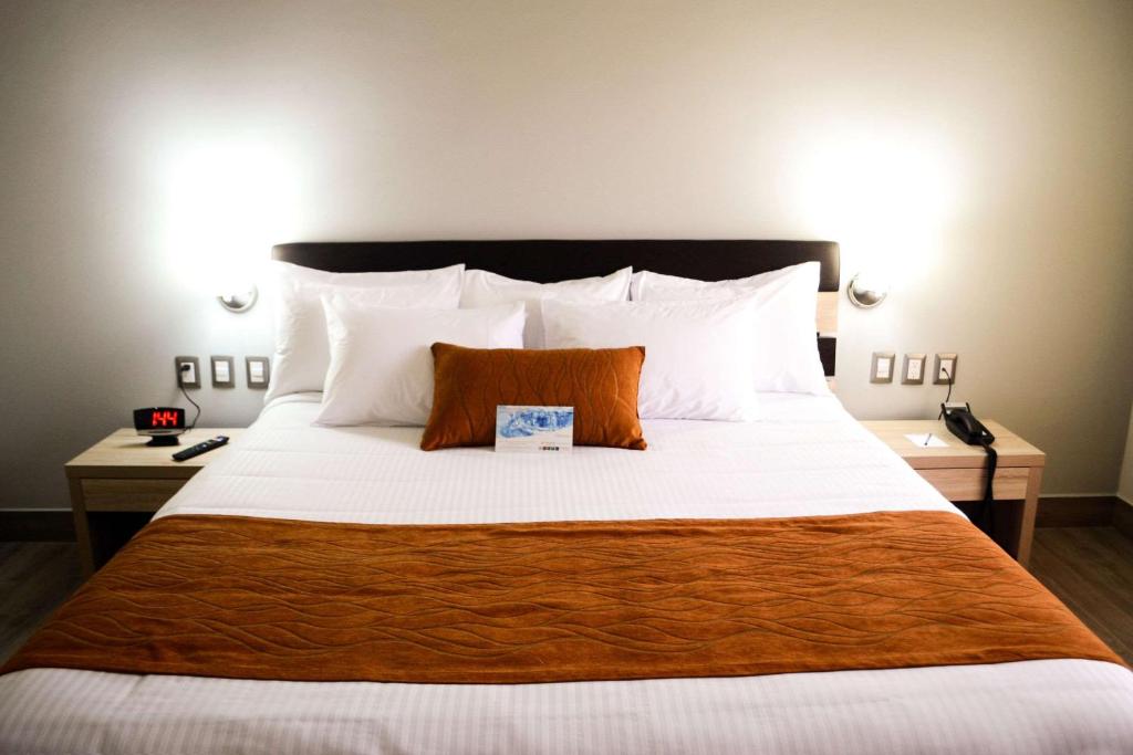 Postel nebo postele na pokoji v ubytování Comfort Inn Irapuato