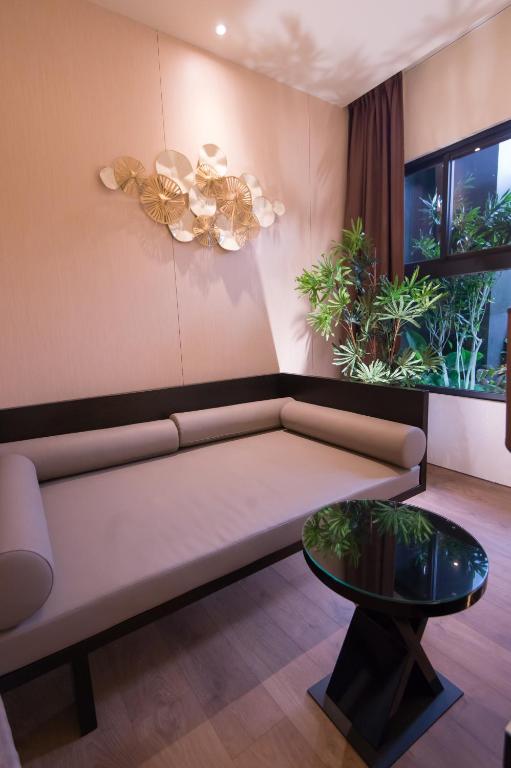 Posezení v ubytování J Moon Villa Motel