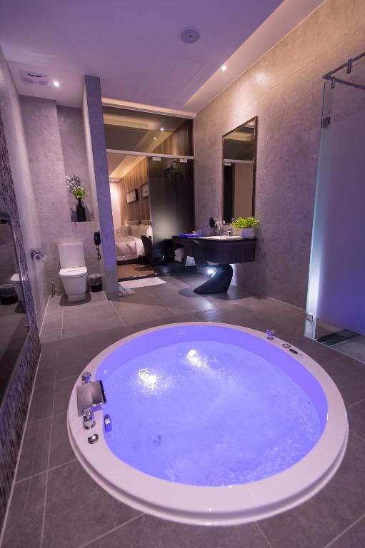 Koupelna v ubytování J Moon Villa Motel