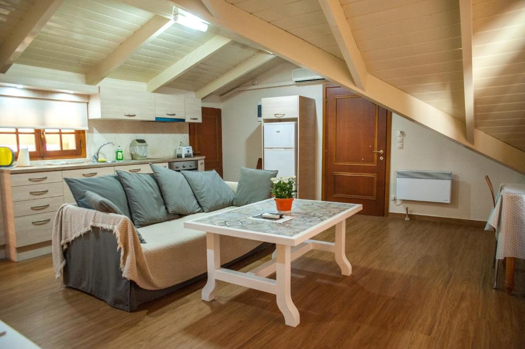 Kuchyň nebo kuchyňský kout v ubytování Monteduca Apartments