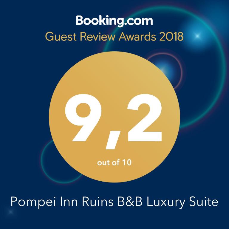 Certifikát, ocenenie alebo iný dokument vystavený v ubytovaní Pompei Inn Ruins B&B Luxury Suite