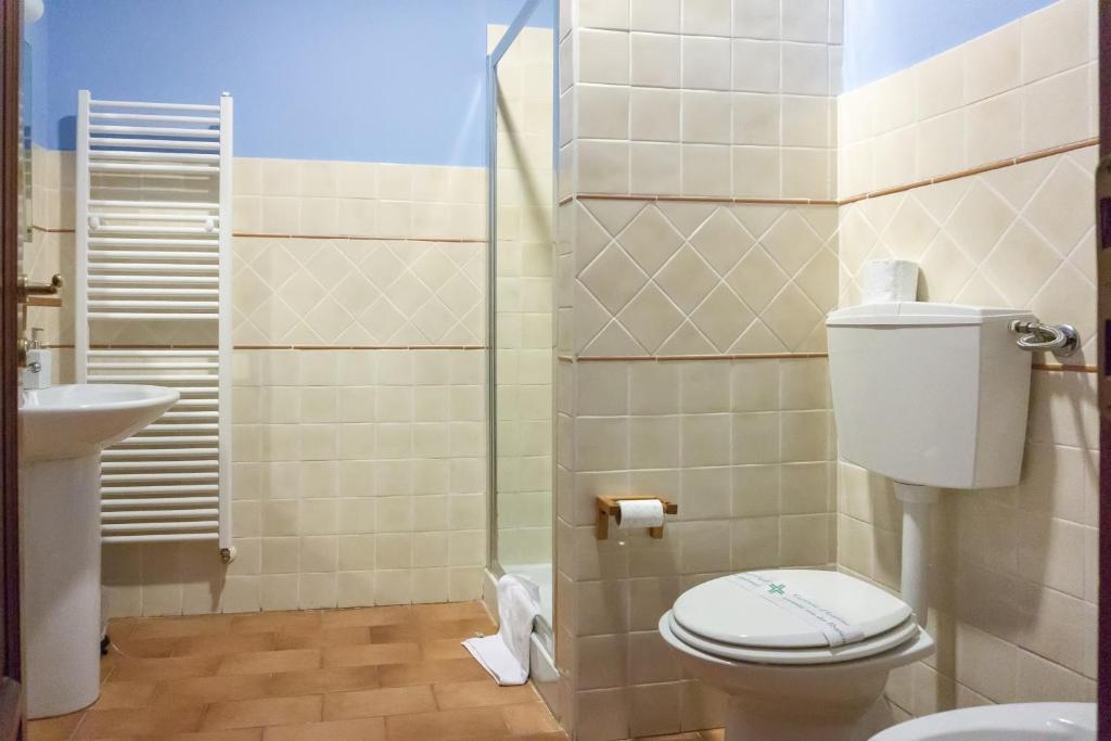 Koupelna v ubytování Villa Trigona