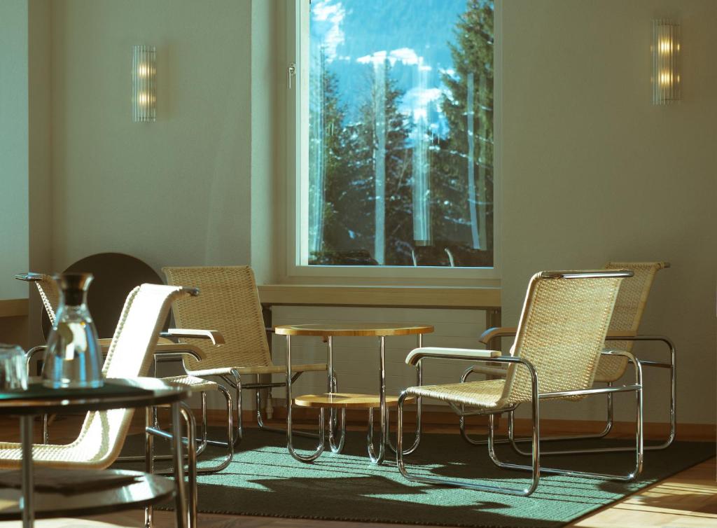 Istumisnurk majutusasutuses Hotel Alpenruhe - Vintage Design Hotel