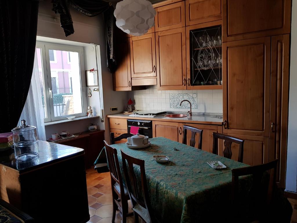 Kuchyň nebo kuchyňský kout v ubytování Residence Luisa