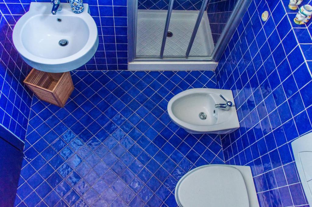 Kúpeľňa v ubytovaní Affascinante Villa Ottocentesca a Caltagirone