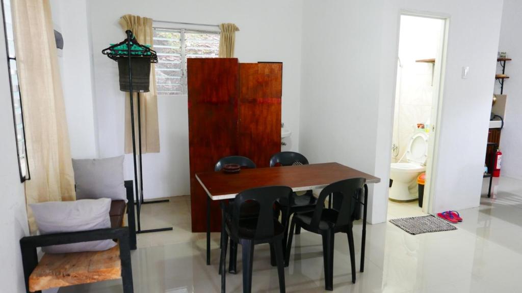 Posezení v ubytování JSB Residences Cebu B-flat