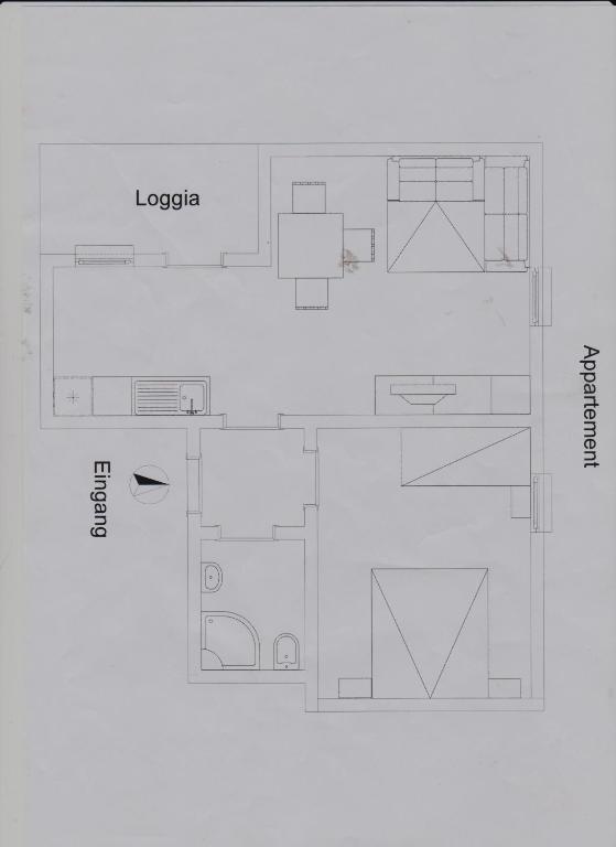 Půdorys ubytování Appartement VIDMAR-WINTERTRAUM